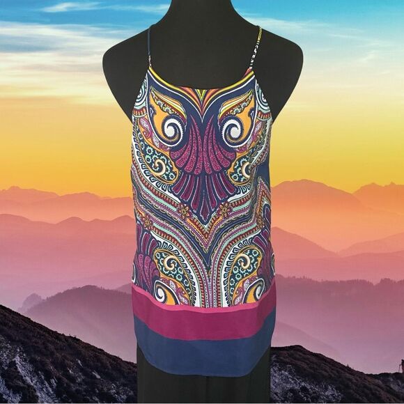 Renee C. Tank Size in Colorful Abstract Design Size XL - Picture 6 of 7